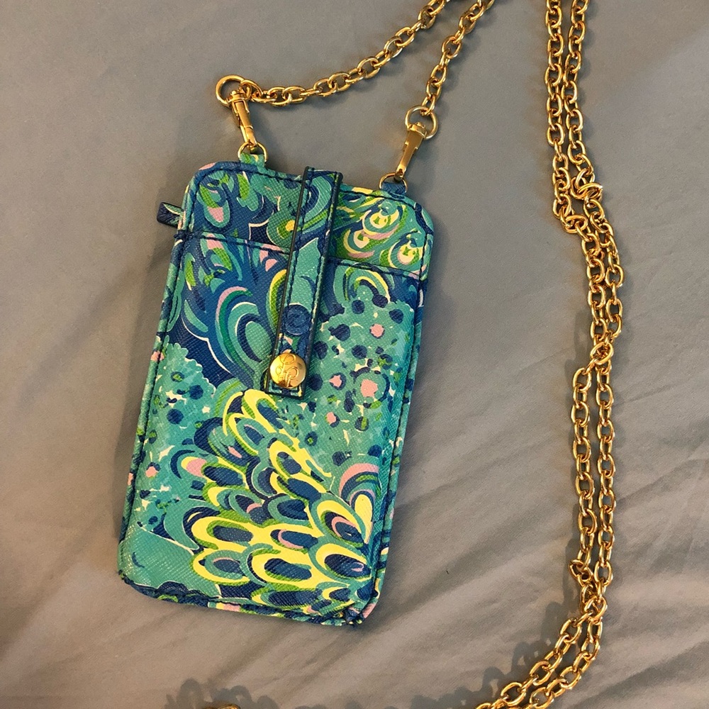 Lilly Pulitzer Phone and ID Crossbody Holder